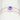 Amethyst silver floral band ring - Miel Jewelry