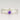 Amethyst silver floral band ring - Miel Jewelry