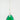 Boho Chic Emerald Green Chalcedony and Silver Drop Earrings - Miel Jewelry