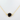 Chic Black Gemstone Necklace: Black Chalcedony Necklace - Miel Jewelry
