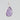 Dainty Amethyst Earrings: Long Silver Fishhook Earrings - Miel Jewelry