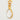 Dainty Clear Quartz and Gold Drop Earrings with Sparkling CZ Accent - Miel Jewelry