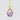 Dainty Gold Amethyst Earrings: Gold Fishhook Style - Miel Jewelry