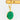 dainty green drop earrings, gold green onxy earrings, green gemstone earrings, gold onyx earrings, green earrings