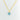 Dainty Larimar and Blue Chalcedony Bead Necklace – Something Blue Bridal Necklace with Gold Accents - Miel Jewelry