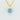 Dainty Larimar and Blue Chalcedony Bead Necklace – Something Blue Bridal Necklace with Gold Accents - Miel Jewelry