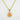 Dainty Peach Moonstone Necklace: Delicate Pink Gemstone Gold Chain Necklace - Miel Jewelry