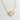 Dainty Rainbow Moonstone Necklace: Stunning Gold Moonstone Necklace With CZ Accents - Miel Jewelry