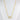 Dainty Rainbow Moonstone Necklace: Stunning Gold Moonstone Necklace With CZ Accents - Miel Jewelry
