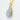 Elegant Blue Lace Agate Gold Chain Necklace - Limited Edition Statement Necklace - Miel Jewelry