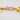 Elegant Clear Glass Rectangle Link Bracelet - Chic and Delicate Gold Bracelet - Miel Jewelry