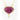 Dark Pink and Purple Resin, Cubic Zirconia, and Labradorite Statement Necklace, purple necklace womens pendant necklace gold