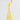 Gold Filigree Drop Earrings WIth Yellow Glass Beaded Accents - Miel Jewelry