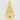 Gold Filigree Drop Earrings WIth Yellow Glass Beaded Accents - Miel Jewelry