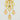 Gold Filigree Drop Earrings WIth Yellow Glass Beaded Accents - Miel Jewelry