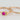 Gold-filled fuchsia cubic zirconia stacking rings - Miel Jewelry