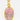 Gold - Leafed Pink Peruvian Opal Drop Earrings: Pink Opal Earrings - Miel Jewelry