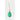 Green onyx and gold fishhook earrings - Miel Jewelry