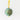 Green Pearl Earrings: Boho Chic Pearl & Gold Drop Earrings - Miel Jewelry