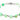 green chrysoprase beaded chain bracelet, boho bracelet, green gemstone bracelet 