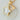 Moon & Star Gold Charm Necklace: Mother of Pearl, Frosted Druzy Crystal White Gemstone Pendant - Miel Jewelry