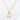  a dainty rose gold necklace, white moonstone charm necklace, dainty pink and white gemstone necklace 