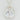 Pearl necklace  with Moonstone beads, Silver Necklace, Baroque Pearl Pendant statement necklace on jewelry stand 
