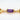 Purple glass rectangle link bracelet - Miel Jewelry
