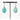 grey and Amazonite earrings, geometric gold green gemstone earrings, boho ammonite jewelry and niobium drop earrings 