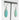 grey and Amazonite earrings, geometric gold green gemstone earrings, boho ammonite jewelry and niobium drop earrings 