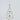 Silver Filigree Earrings: Chandelier Style with Grey Glass Accents - Miel Jewelry