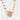 The Denise peach moonstone shimmer necklace - Miel Jewelry