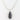 Tiger's Eye Statement Necklace, Silver Snake Chain boho gemstone pendant necklace on white background