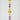 Vintage Inspired Purple Glass Rectangle Link Drop Earring - Miel Jewelry